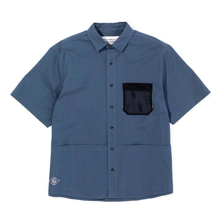 STRECH MULTI POCKET S/S RELAX FIT SHIRT