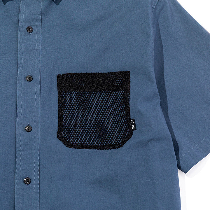 STRECH MULTI POCKET S/S RELAX FIT SHIRT