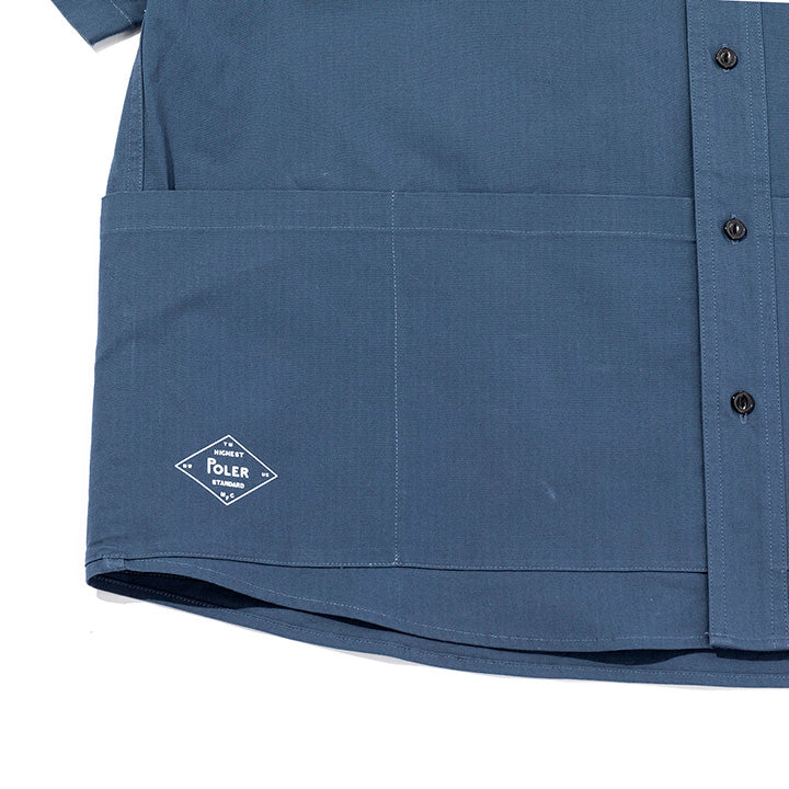 STRECH MULTI POCKET S/S RELAX FIT SHIRT