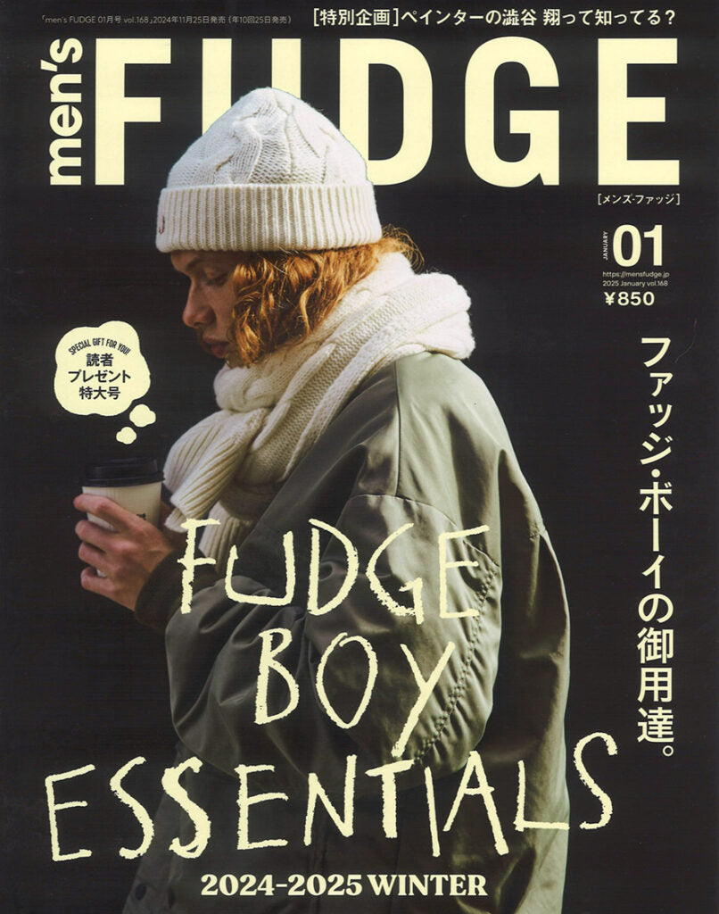 『men’s FUDGE』１月号 2024.11.25 Mon - Published