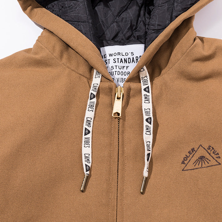 DUCK CANVAS HOODED JACKET