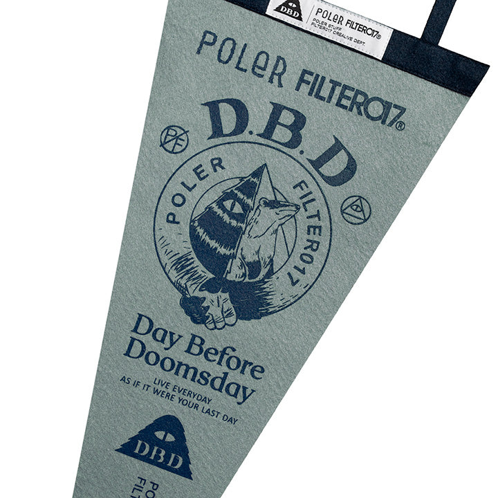 POLER × Filter 017 D.B.D Logo Pennant