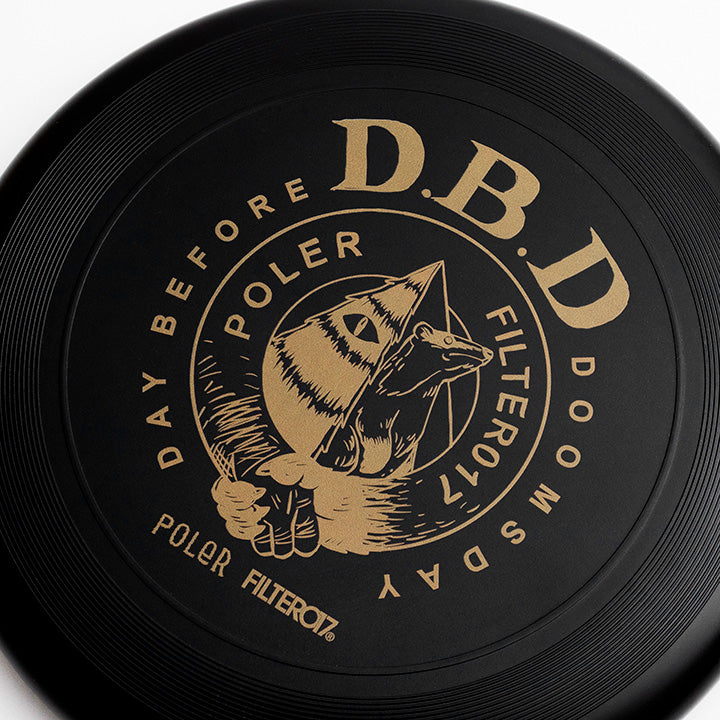 POLER × Filter 017 D.B.D Logo Frisbee