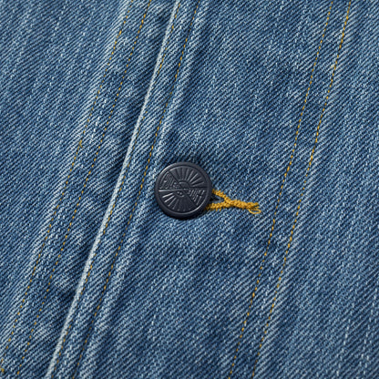 SHAWL COLLAR DENIM JACKET