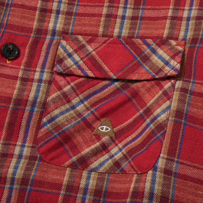 POLER FLANNEL WIDE SHIRT