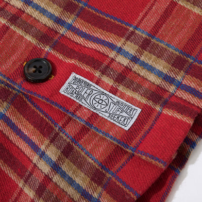 POLER FLANNEL WIDE SHIRT