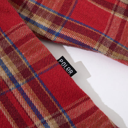 POLER FLANNEL WIDE SHIRT