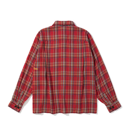 POLER FLANNEL WIDE SHIRT