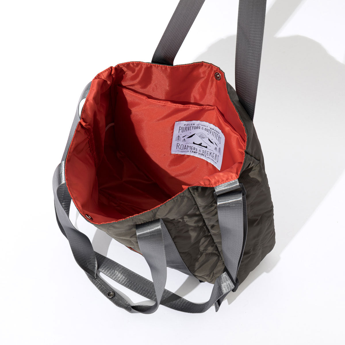 QUILTED 2 WAY TOTE