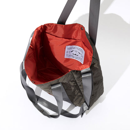 QUILTED 2 WAY TOTE