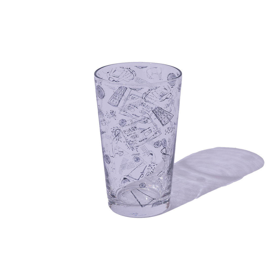 8oz GLASS TUMBLER