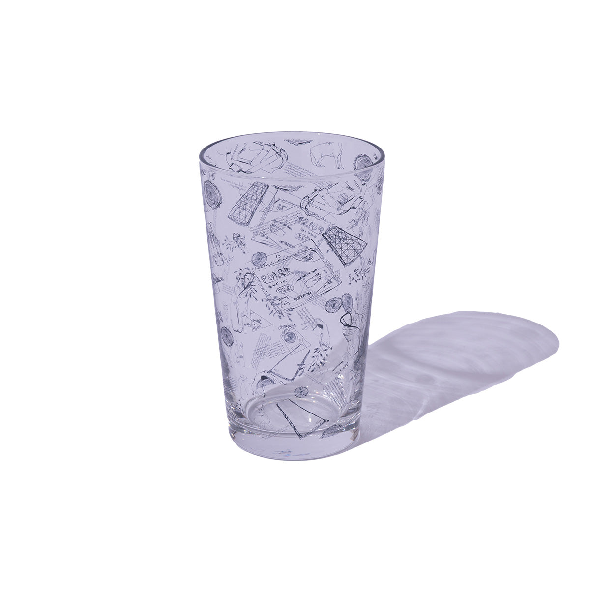 8oz GLASS TUMBLER