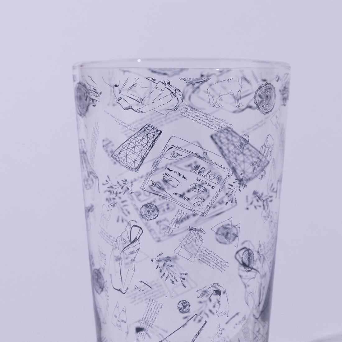 8oz GLASS TUMBLER