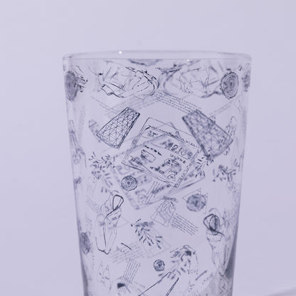 8oz GLASS TUMBLER