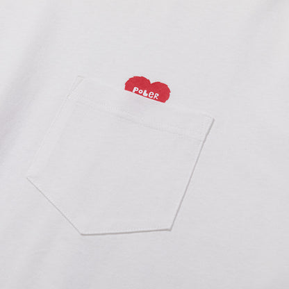 FURRY HEART RELAX FIT POCKET TEE