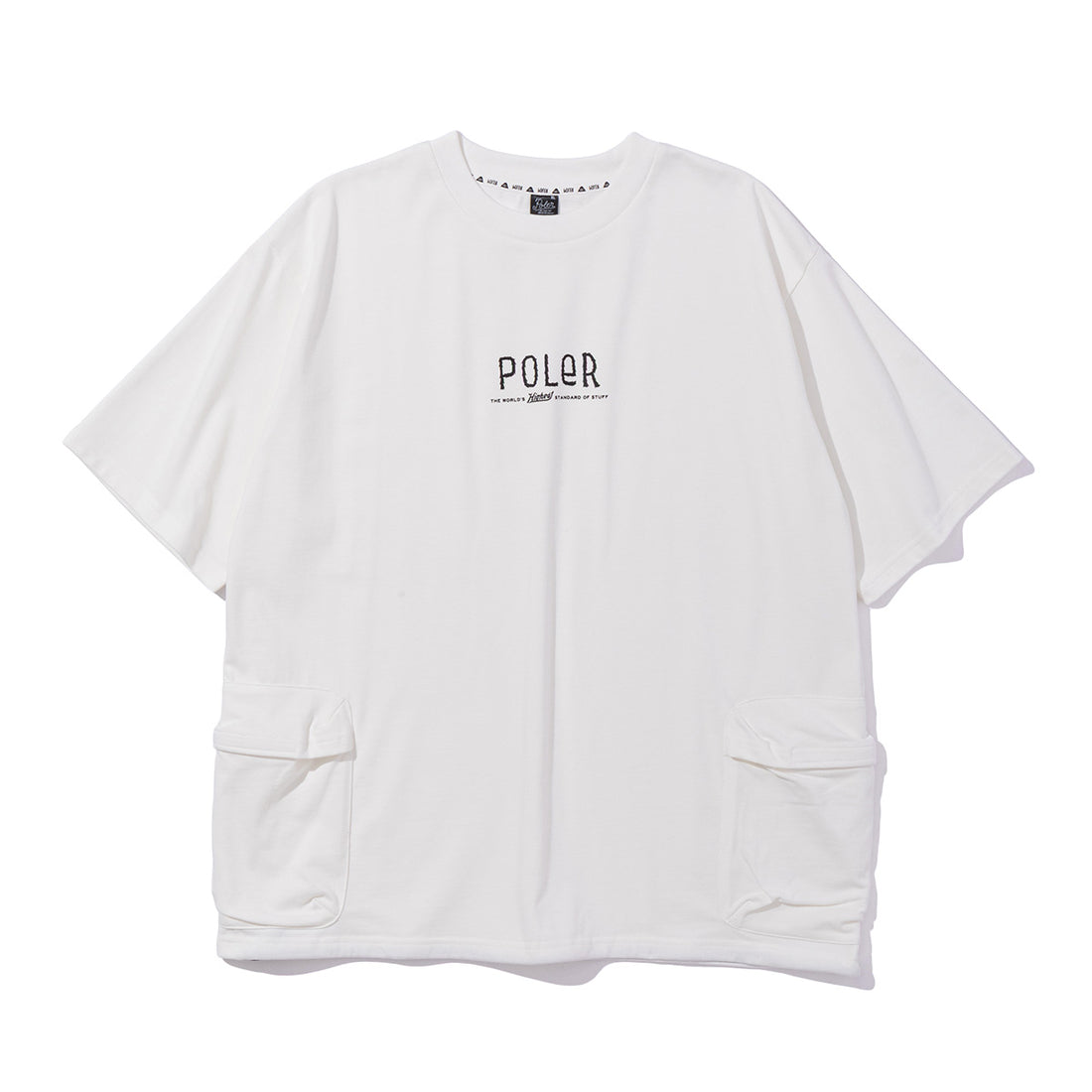 OUTSIDE POCKET FURRY TEE