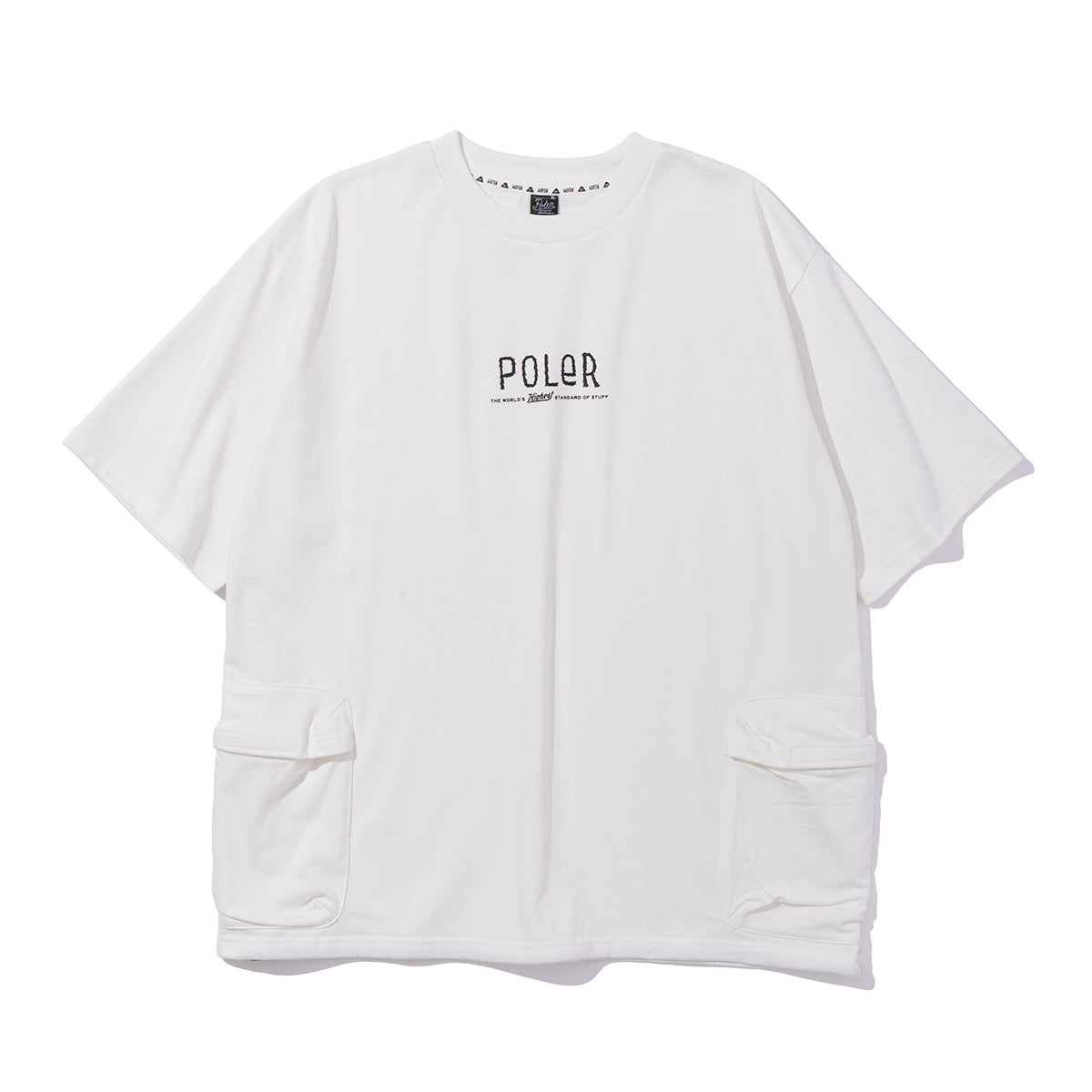 OUTSIDE POCKET FURRY TEE
