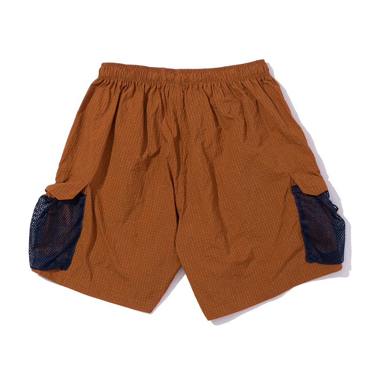 SHIRRING NYLON PARACHUTE SHORTS