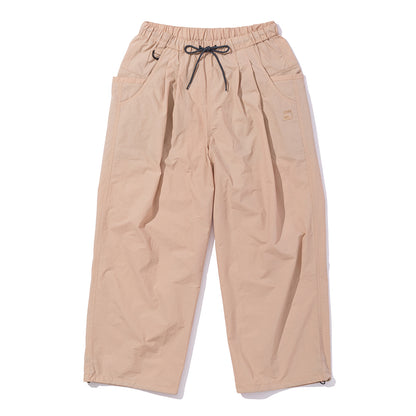SHIRRING NYLON PARACHUTE PANTS