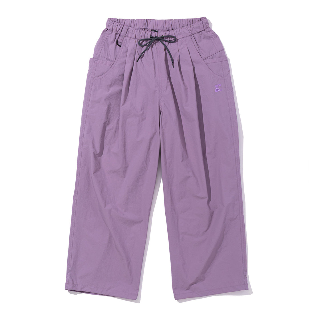 SHIRRING NYLON PARACHUTE PANTS