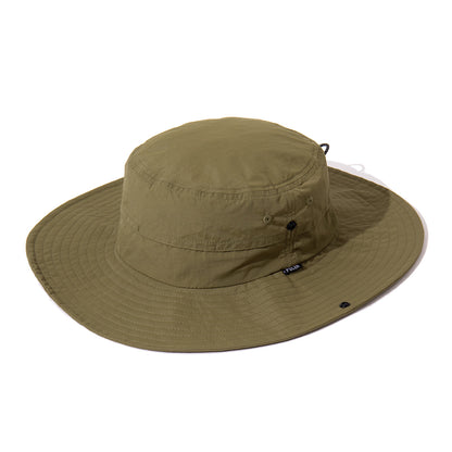 WIDE BRIM DRAW CORD SAFARI HAT