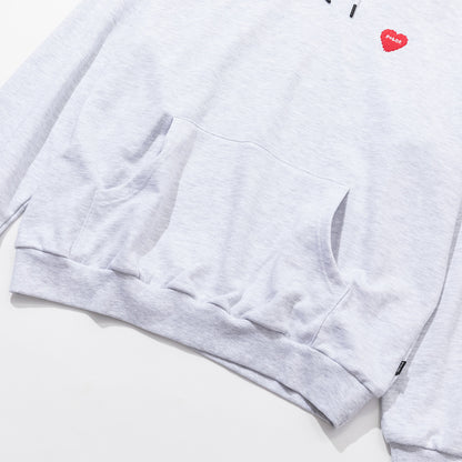 FURRY HEART HOOD
