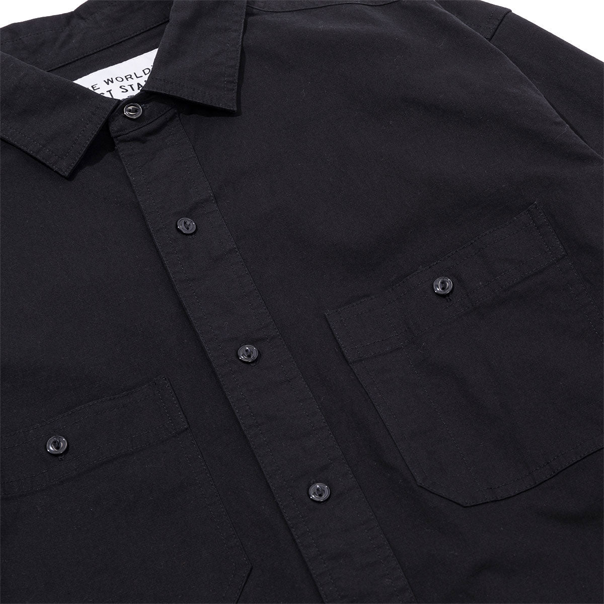 WASHED STRETCH L/S RELAX FIT SHIRT