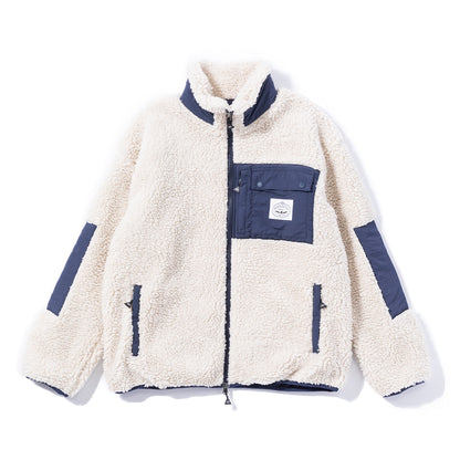 JACQUARD SHERPA JACKET