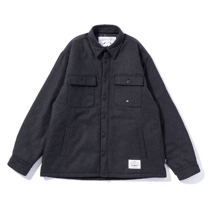 INSULATED WOOL OVERSHIRT JACKET