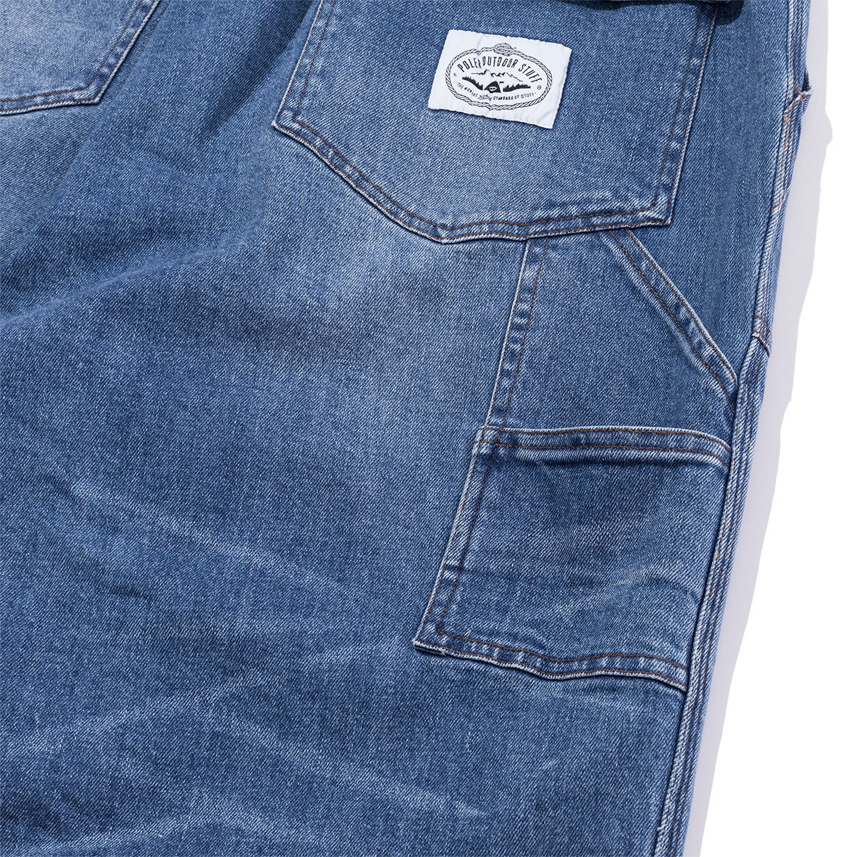 STRETCH DENIM PAINTER PANTS – polerjapan