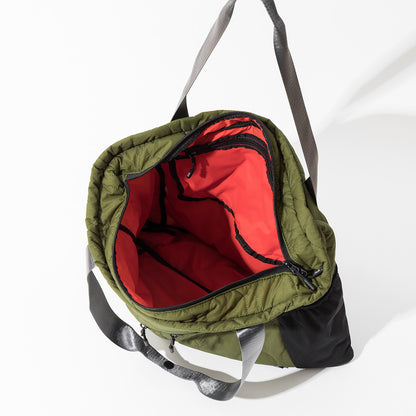 QUILTED TOTE BACKPACK