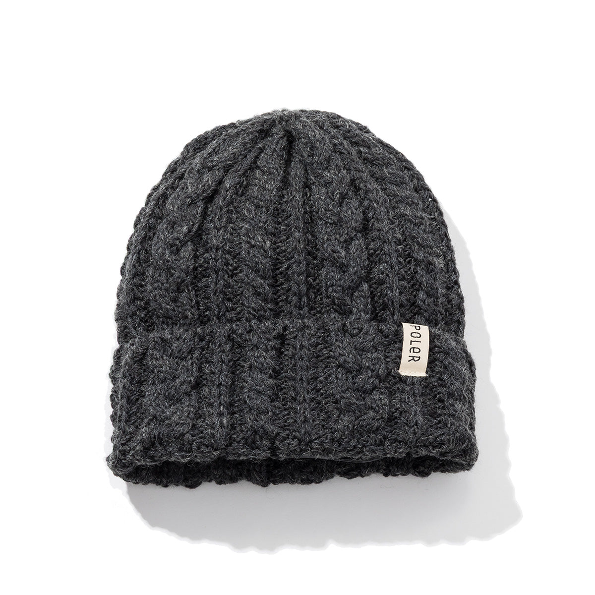 CABLE KNIT BEANIE