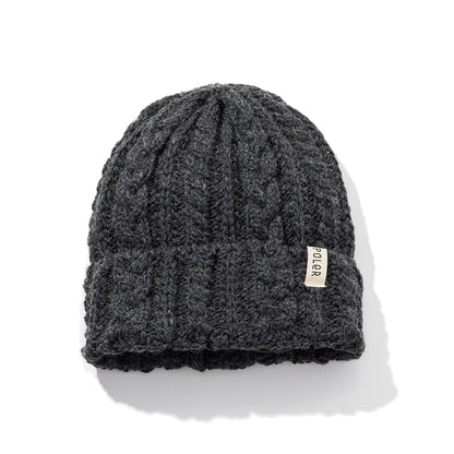 CABLE KNIT BEANIE
