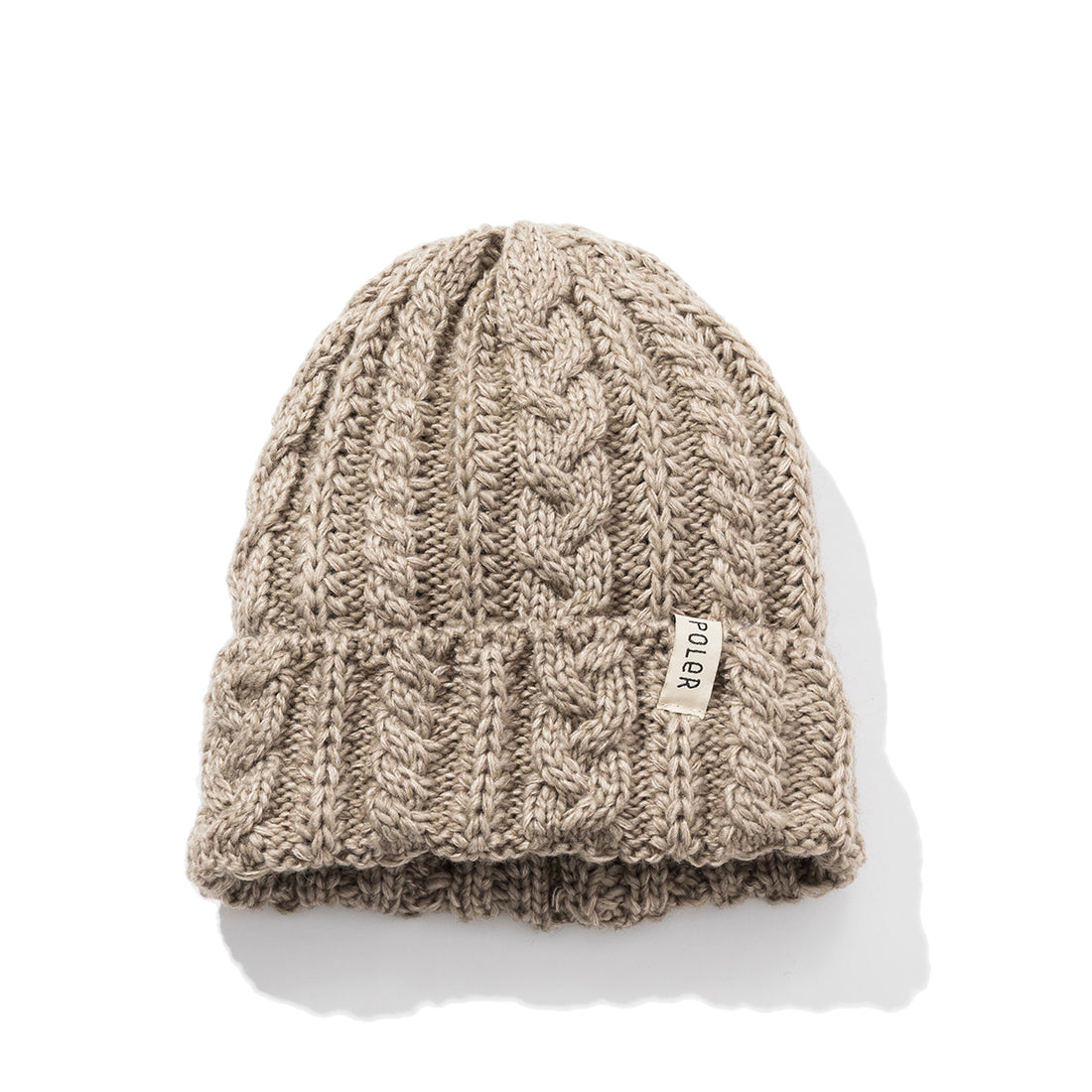 CABLE KNIT BEANIE