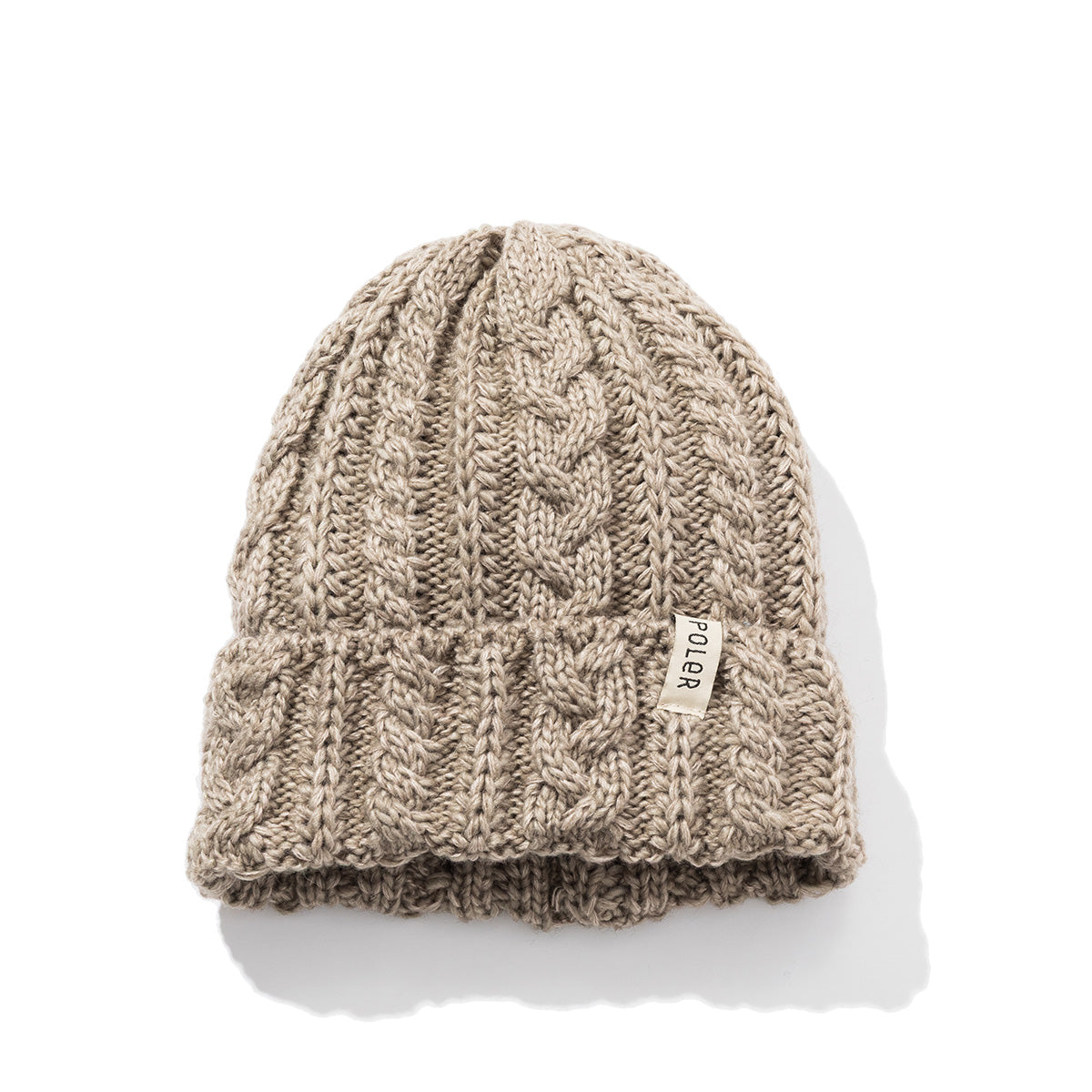 CABLE KNIT BEANIE