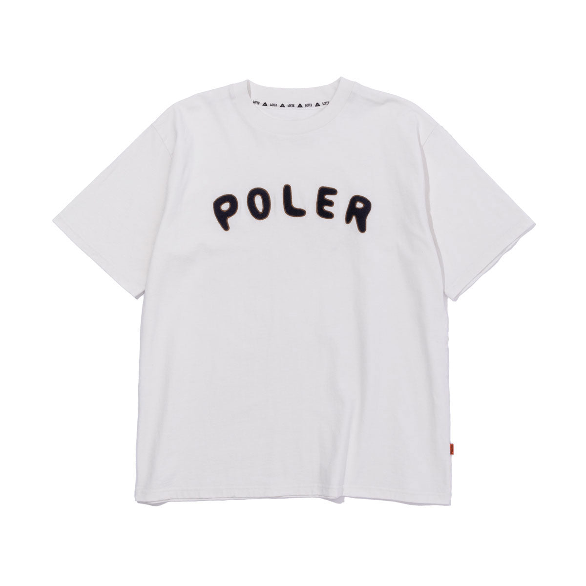 PRM WASH POLER CHENILLE EMB TEE