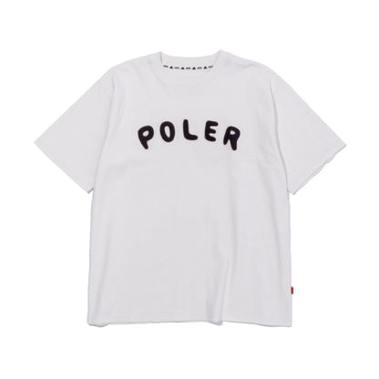 PRM WASH POLER CHENILLE EMB TEE