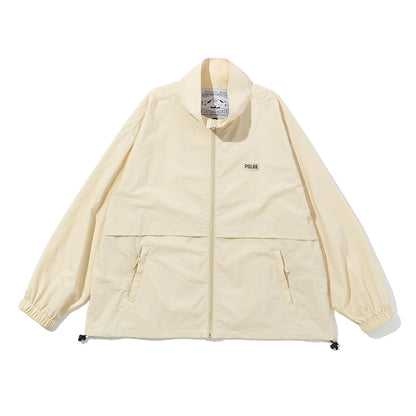 SHIRRING NYLON JACKET