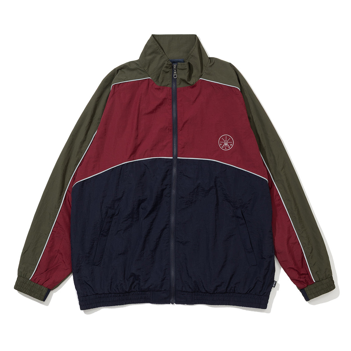 SHIRRING NYLON PIPING JACKET