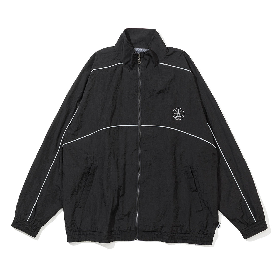 SHIRRING NYLON PIPING JACKET