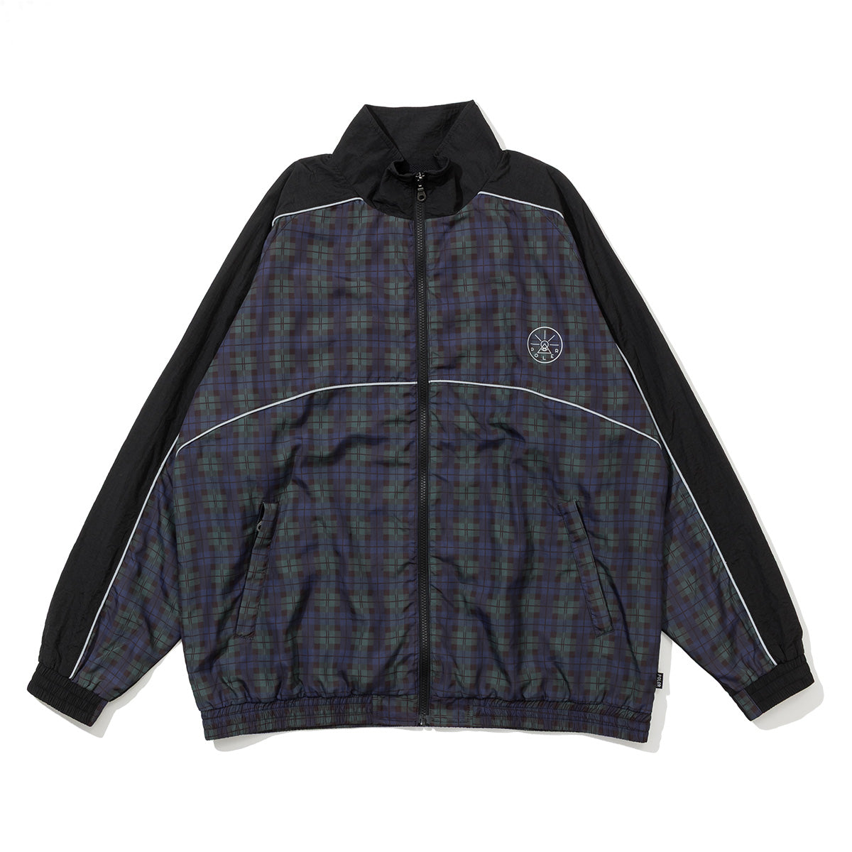 SHIRRING NYLON PIPING JACKET – polerjapan