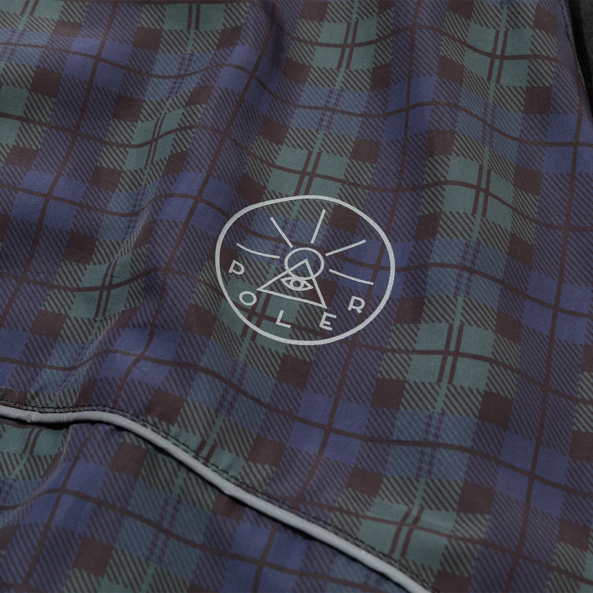 SHIRRING NYLON PIPING JACKET