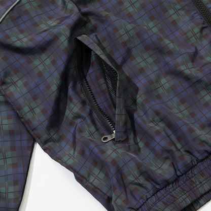 SHIRRING NYLON PIPING JACKET