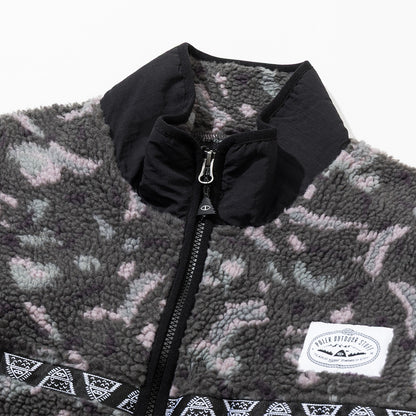 JACQUARD SHERPA JACKET