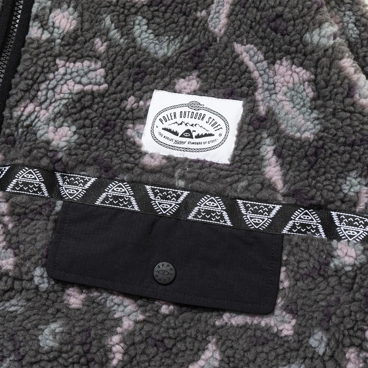 JACQUARD SHERPA JACKET