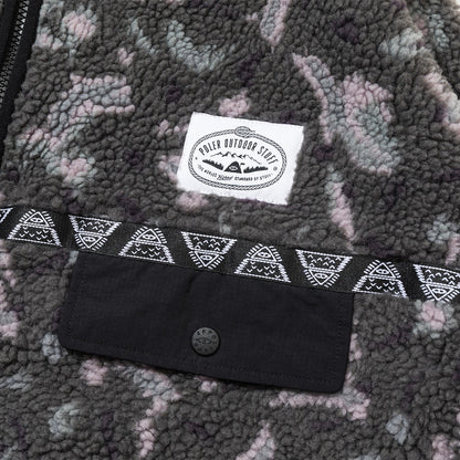 JACQUARD SHERPA JACKET