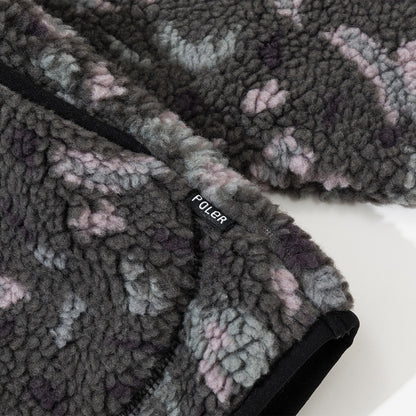 JACQUARD SHERPA JACKET