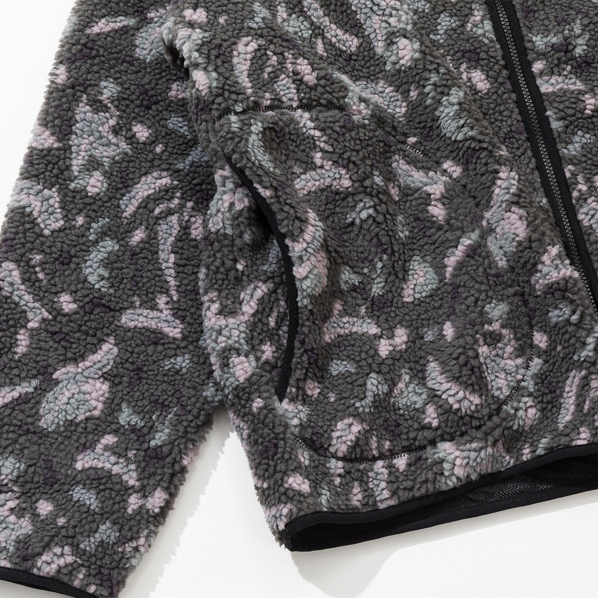 JACQUARD SHERPA JACKET