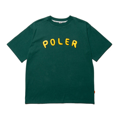 PRM WASH POLER CHENILLE EMB TEE