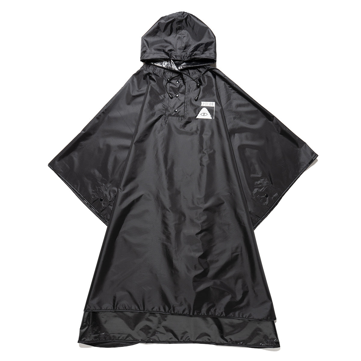 PACKABLE Rain PONCHO Black / ONE Size